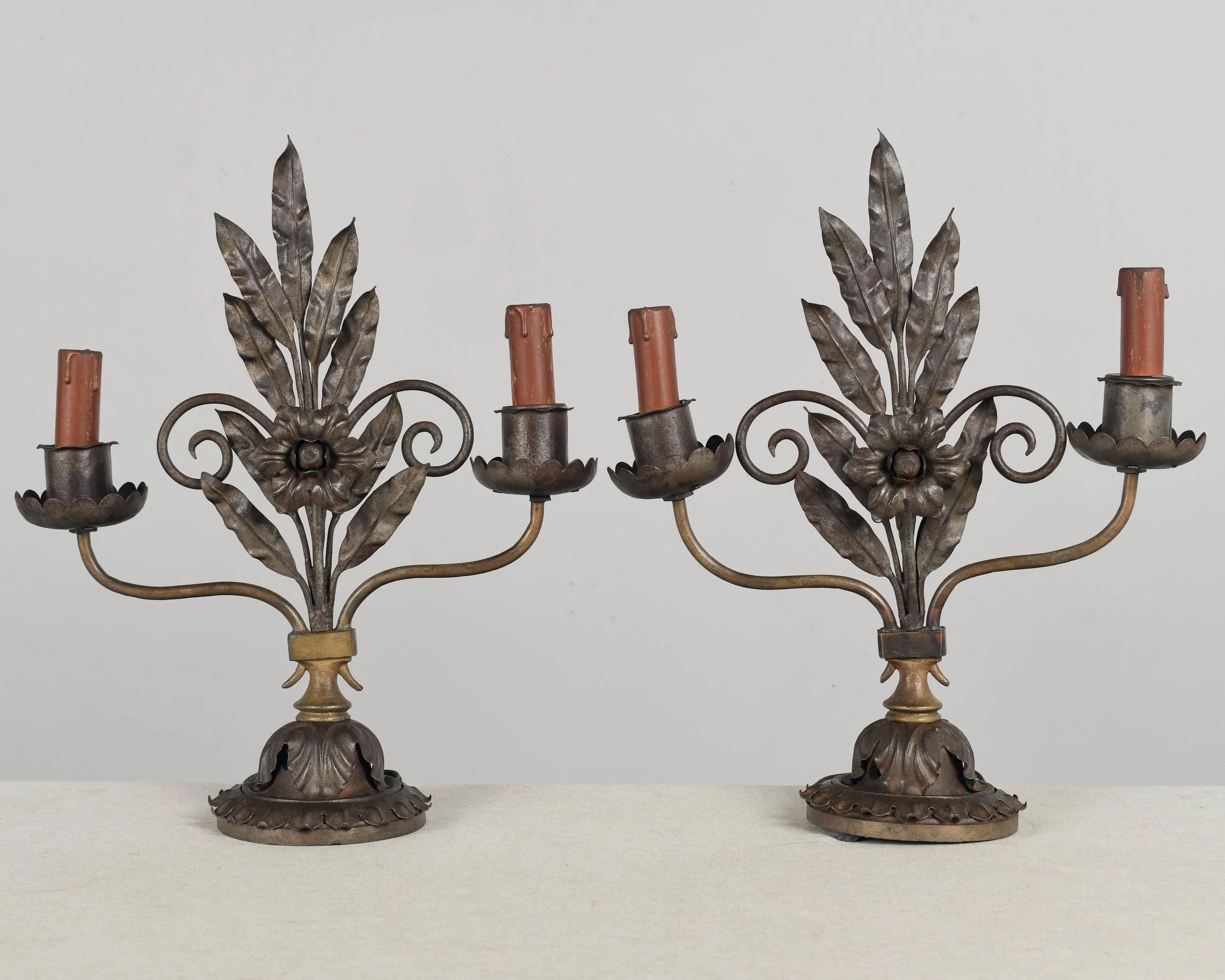 ☆ギルバートクラフト　バレリーナ燭台　ブロンズ　アンティーク　西洋美術品 Olivier Fleury French Antiques-Antique Lamps from France for Sale